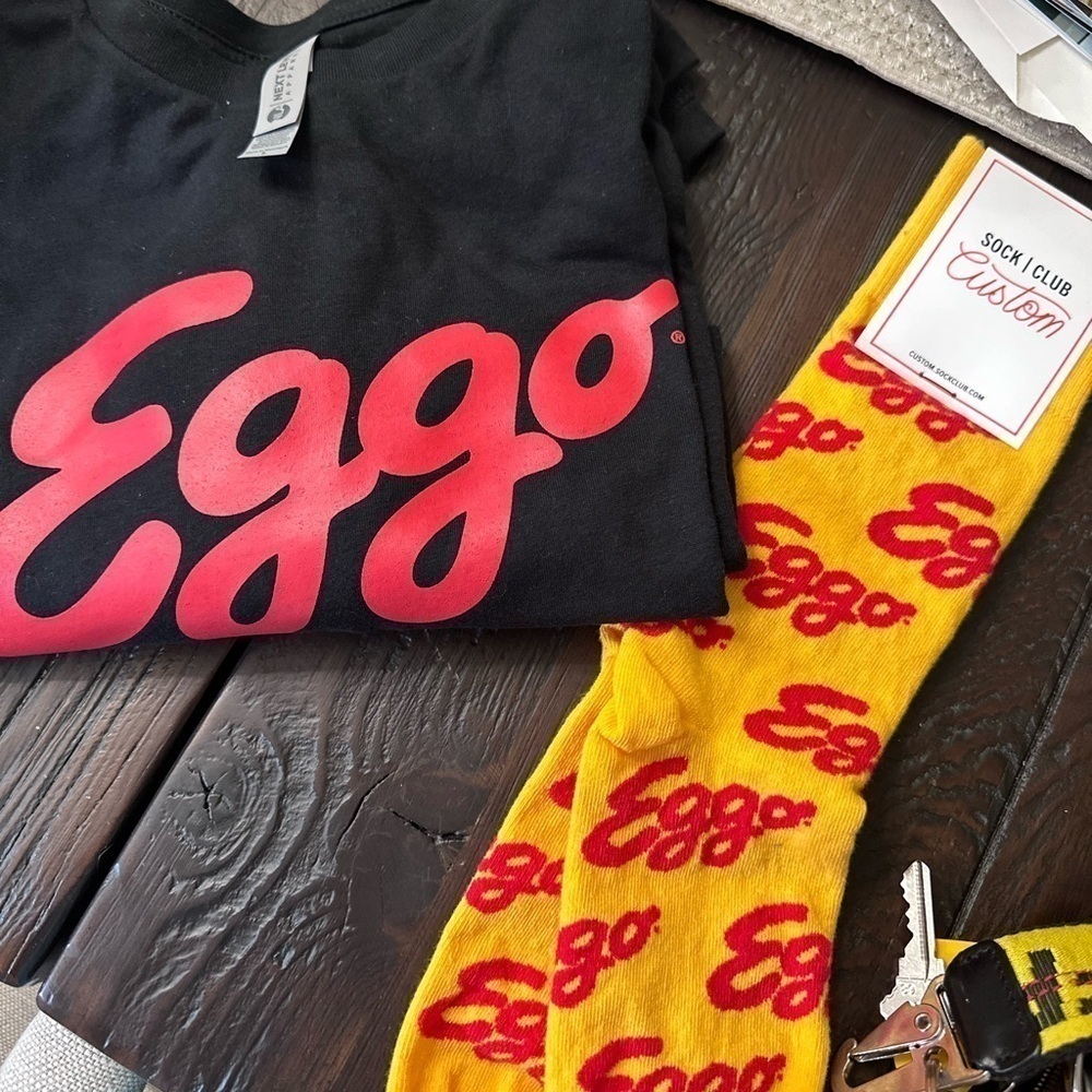 Eggo T Shirt & Socks NWT